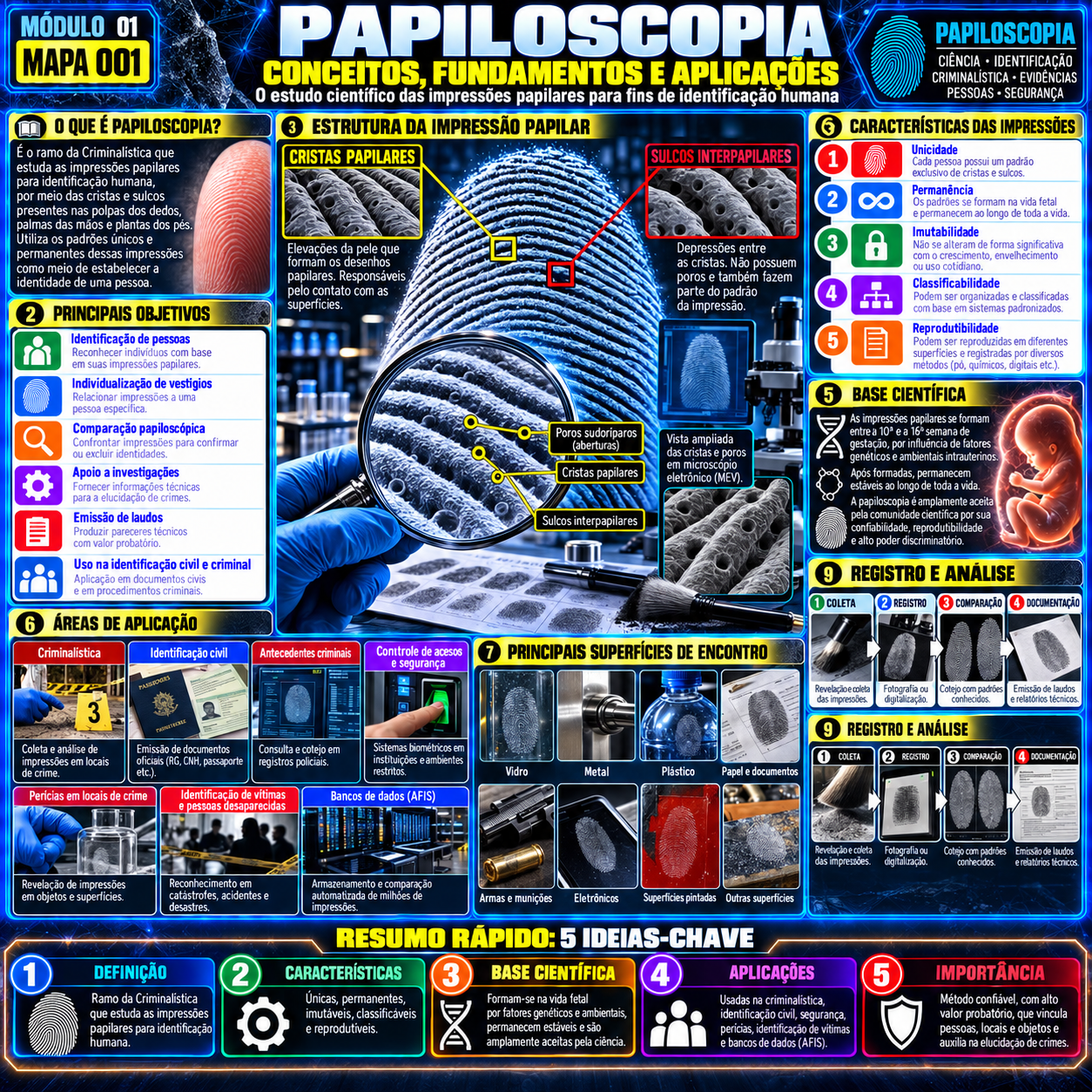 Papiloscopia: Fundamentos